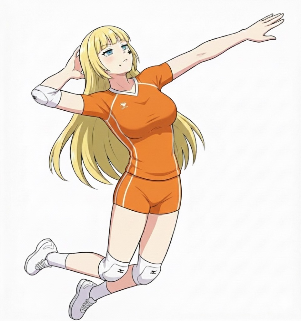Dynamic Volleyball Player